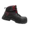 BOTAS DE SEGURIDAD VULKANO BOTAS DE SEGURIDAD VULKANO COLOR NEGRO Y DETALLES ROJOS