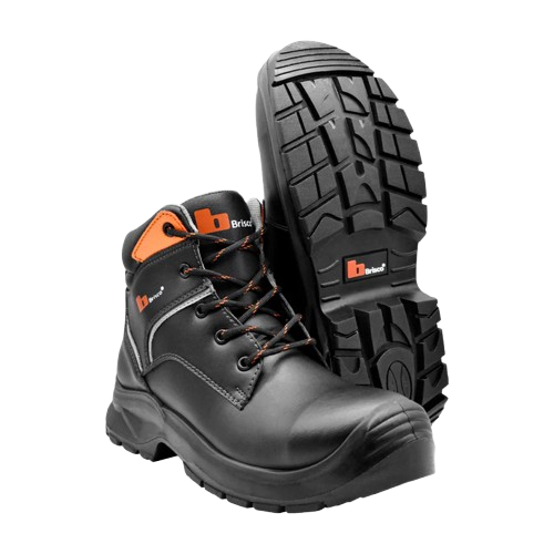 Botas de seguridad Lazero Brisco par de botas de seguridad lazero de la marca brisco con suela antiderrapante color negro