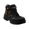 Vista frontal lateral de las Botas de Seguridad 2592 Blackwood color negro de Discovery.