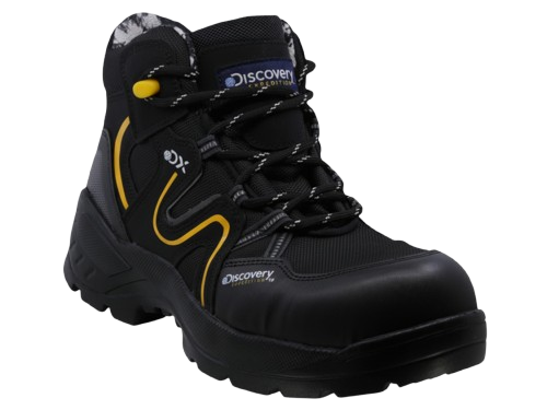 Botas de Seguridad 2592 Blackwood Vista Frontal Lateral Vista frontal lateral de las Botas de Seguridad 2592 Blackwood color negro de Discovery.