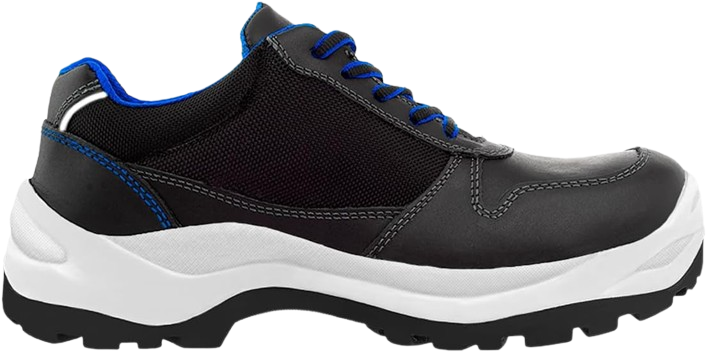 Tenis de Seguridad 2939MT Ergo Twist WSM – Vista lateral Tenis de Seguridad WSM 2939MT Ergo Twist negro y azul vista lateral