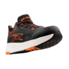 Tenis de Seguridad Ares Mantis Retryver negro y naranja con suela RT-Traxion