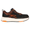 Tenis de Seguridad Ares Mantis Retryver negro y naranja vista lateral