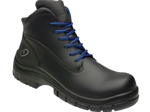 Botas de Seguridad STX Básico – Negro / Azul Botas de Seguridad STX Básico Riverline negras con detalles azules