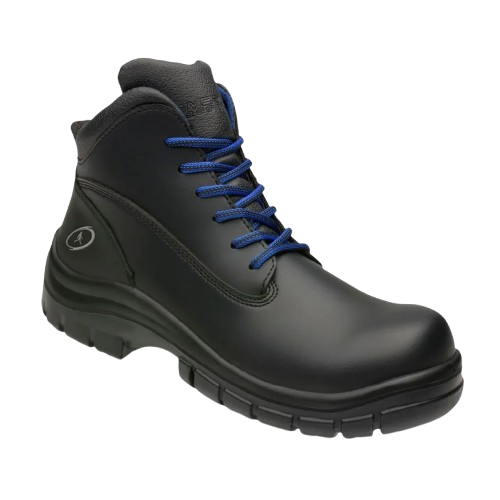Botas de Seguridad STX Básico – Negro / Azul Botas de Seguridad STX Básico Riverline negras con detalles azules